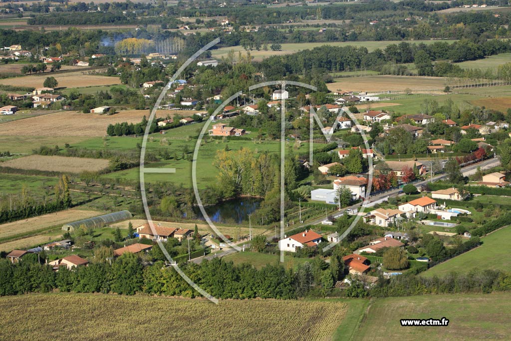 Photo arienne de Montauban  - St Hilaire