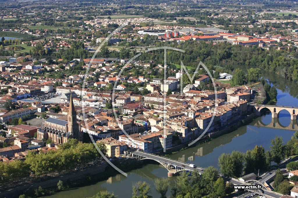 Photo arienne de Montauban  - le Treil