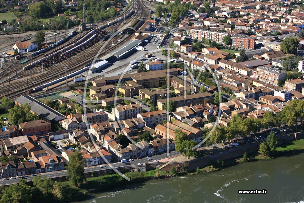 Photo arienne de Montauban  - le Treil