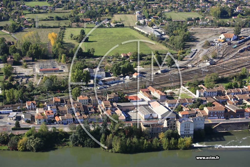 Photo arienne de Montauban  - le Treil