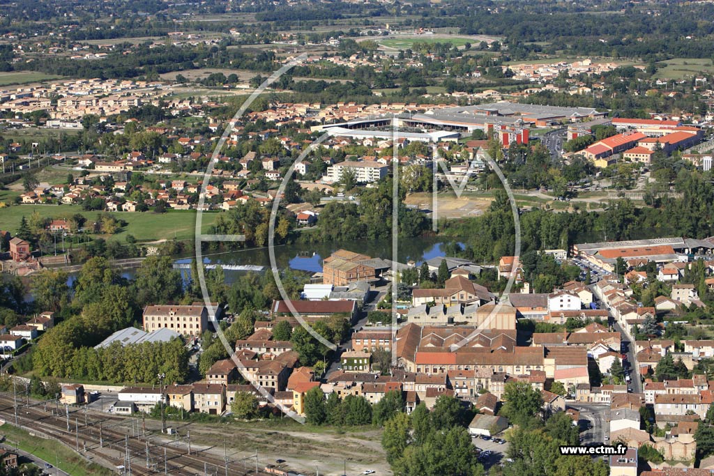 Photo arienne de Montauban  - le Treil