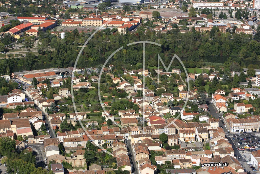 Photo arienne de Montauban  - le Treil