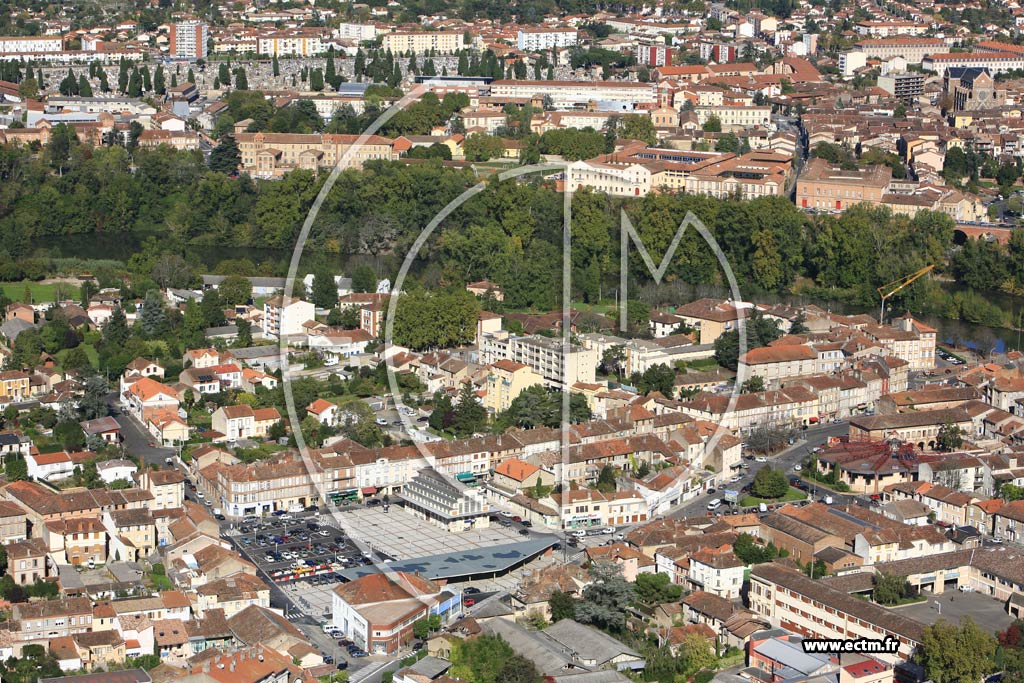 Photo arienne de Montauban  - le Treil