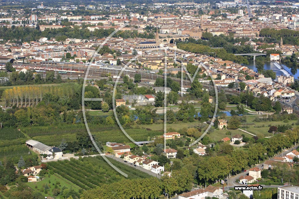 Photo arienne de Montauban  - Villebourbon