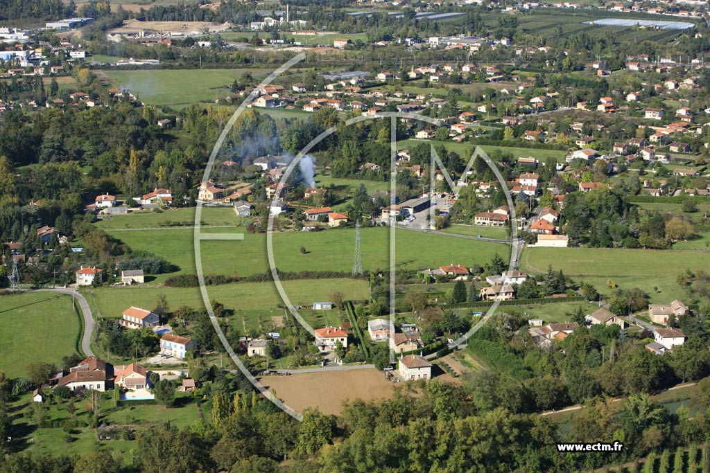 Photo arienne de Montauban  - Villebourbon