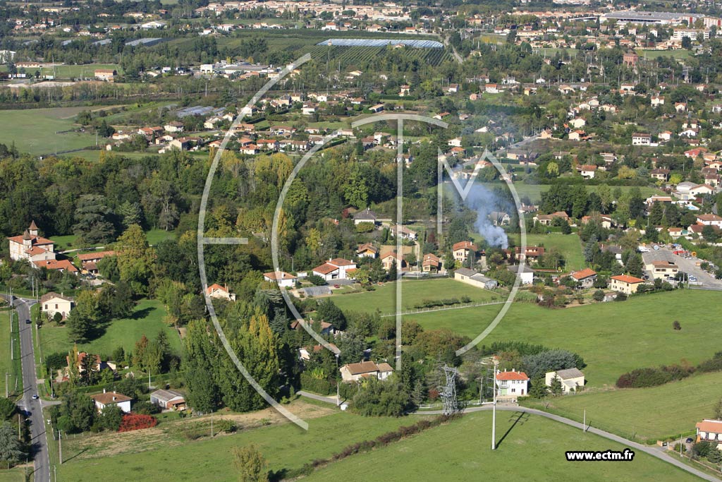 Photo arienne de Montauban  - Villebourbon