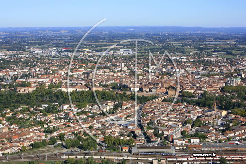 Photo arienne de Montauban