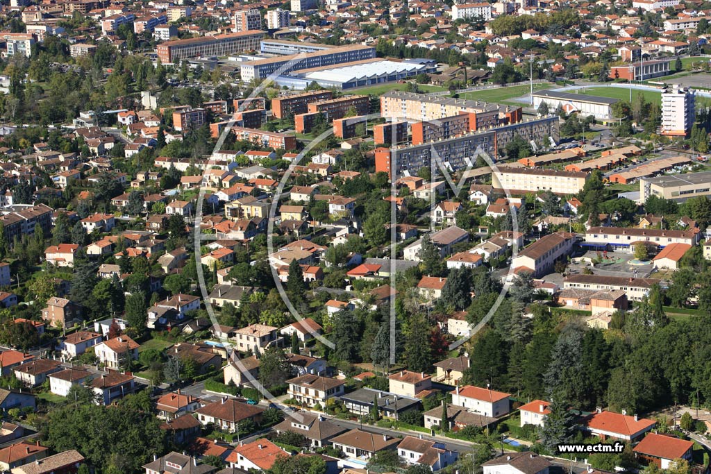 Photo arienne de Montauban  - Beau Soleil