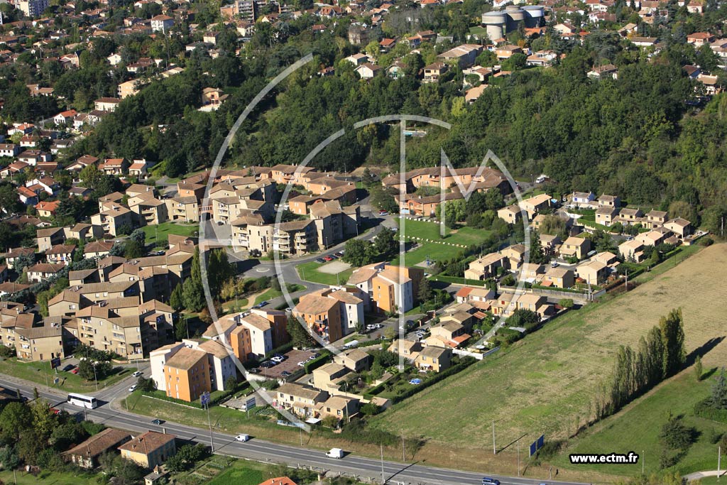 Photo arienne de Montauban  - Beau Soleil