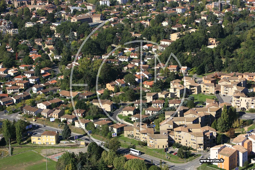 Photo arienne de Montauban  - Beau Soleil