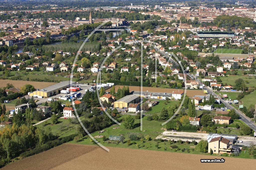 Photo arienne de Montauban  - Sapiac