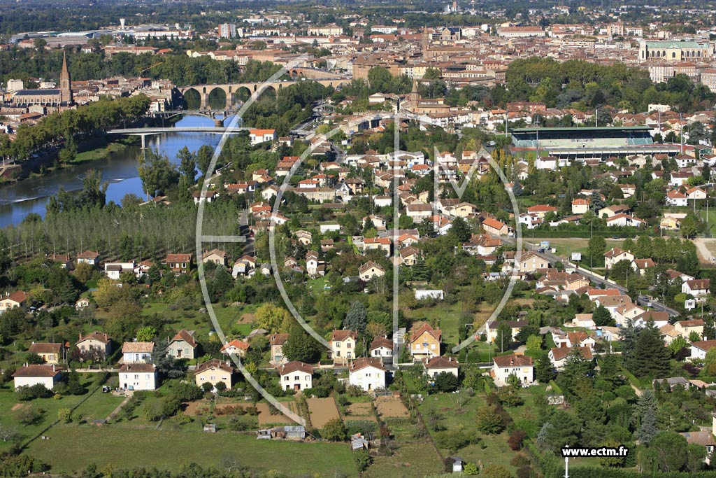 Photo arienne de Montauban  - Sapiac