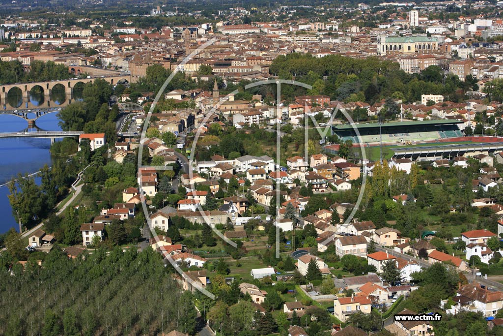 Photo arienne de Montauban  - Sapiac