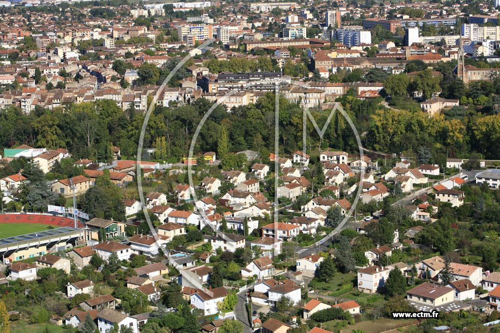 Photo arienne de Montauban  - Sapiac