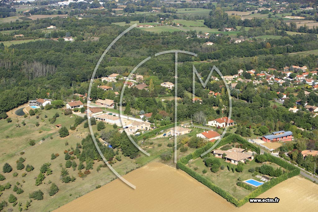 Photo arienne de Montauban  - Carreyrat