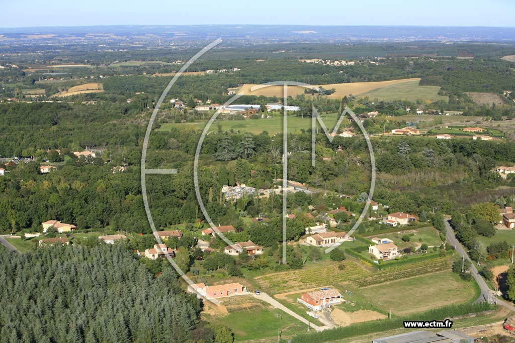 Photo arienne de Montauban  - St Martial