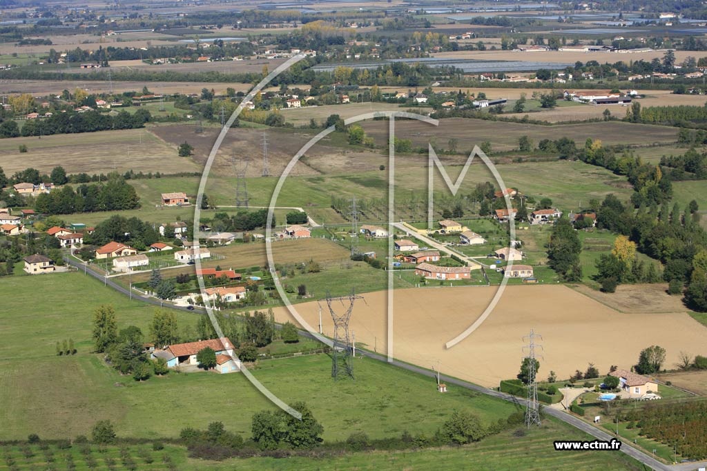 Photo arienne de Montbeton