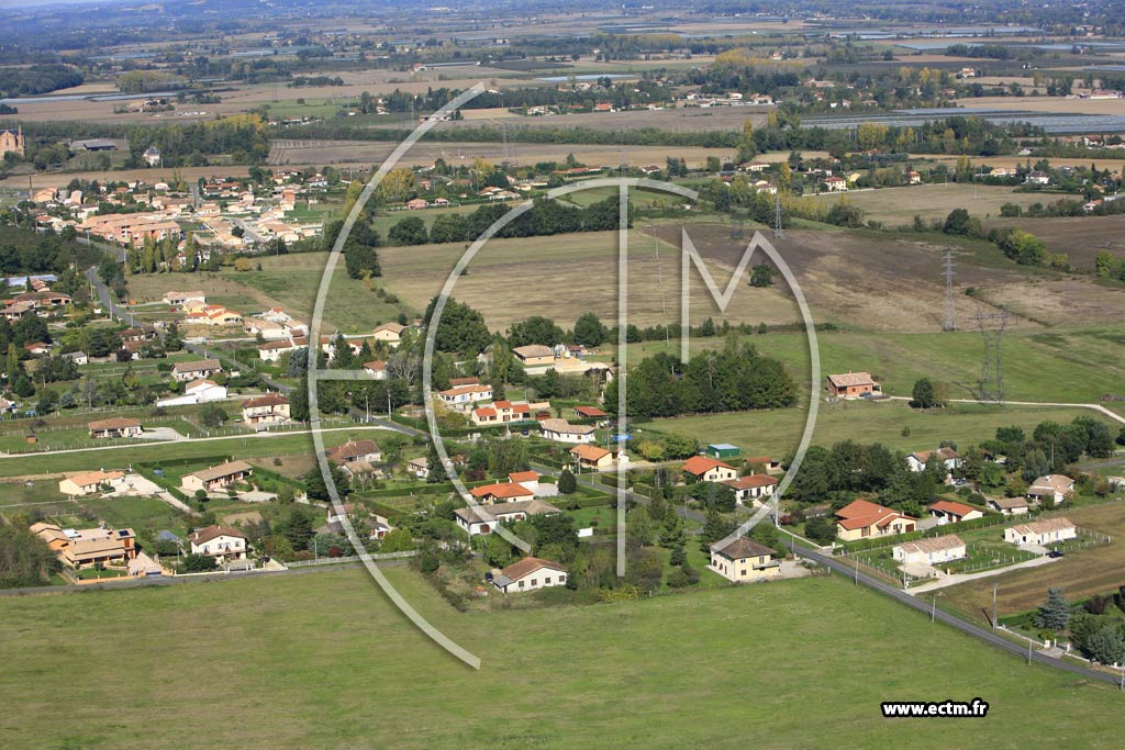 Photo arienne de Montbeton