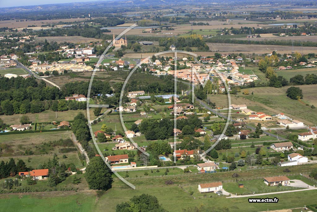 Photo arienne de Montbeton