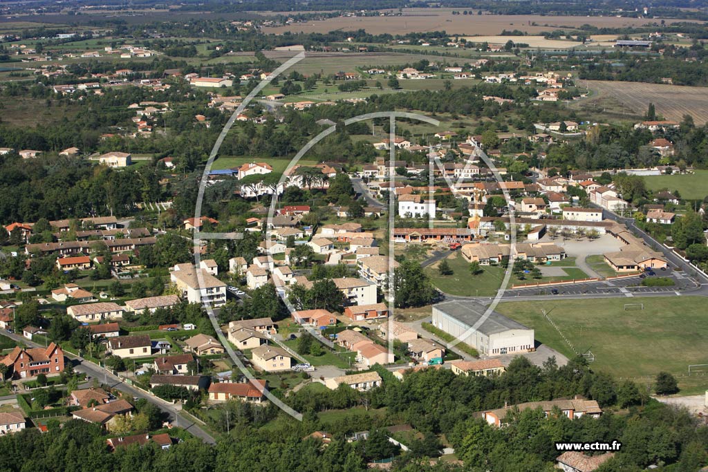 Photo arienne de Montbeton