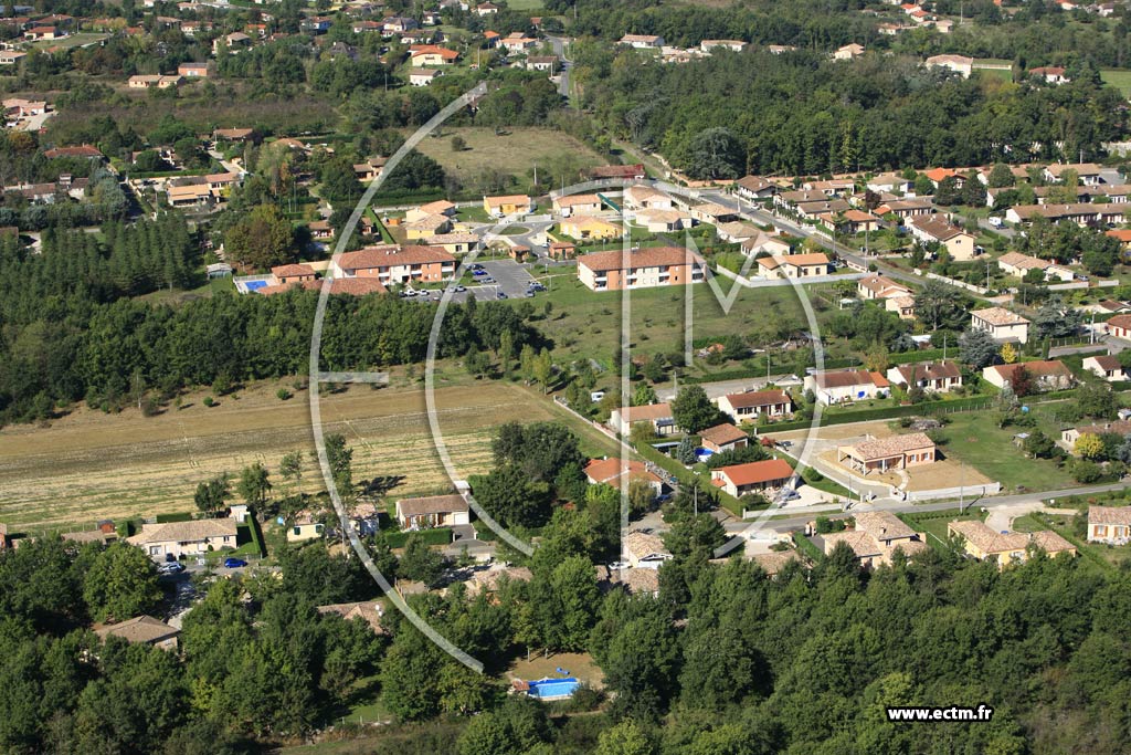 Photo arienne de Montbeton