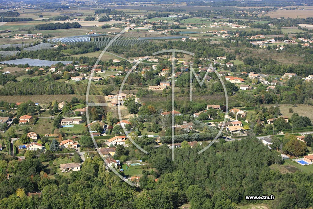 Photo arienne de Montbeton