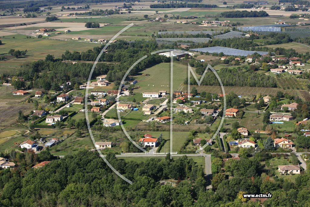 Photo arienne de Montbeton