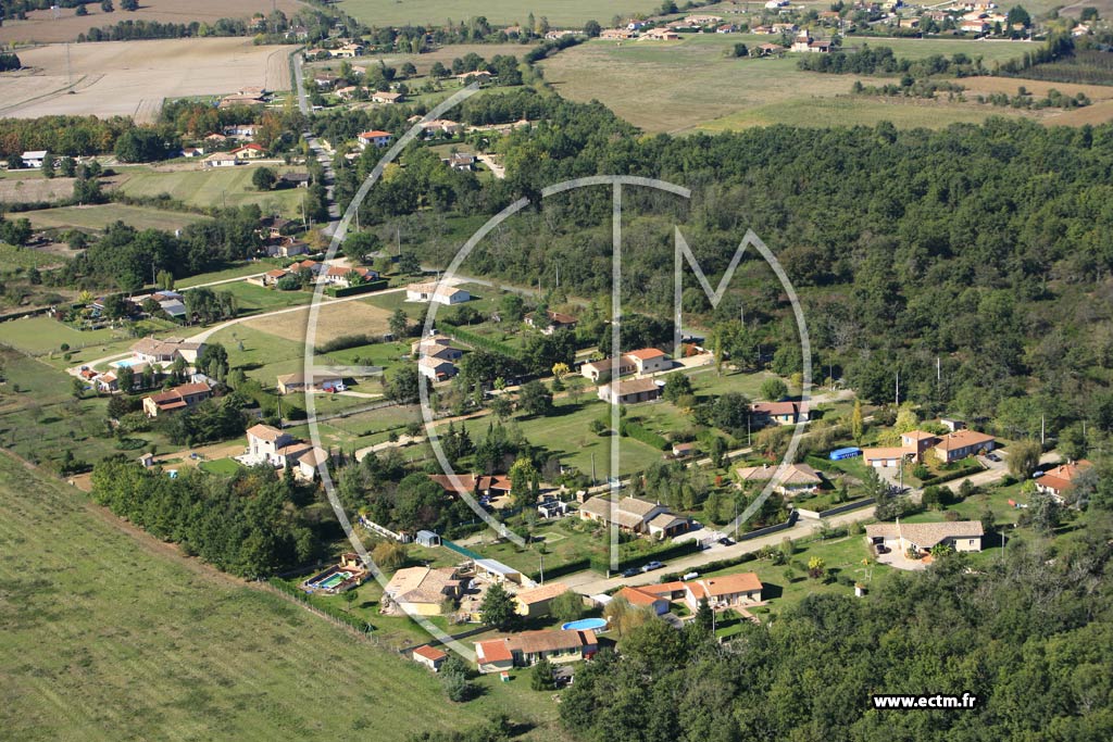 Photo arienne de Montbeton
