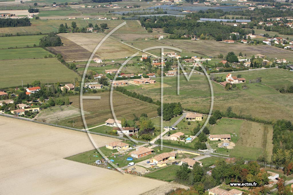 Photo arienne de Montbeton