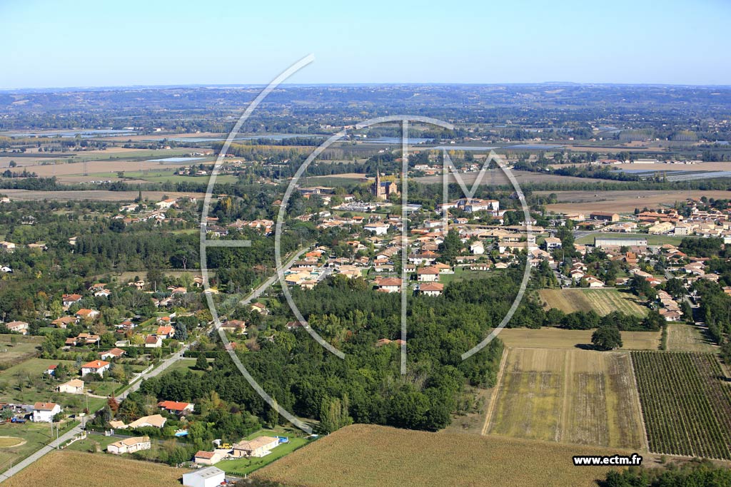 Photo arienne de Montbeton