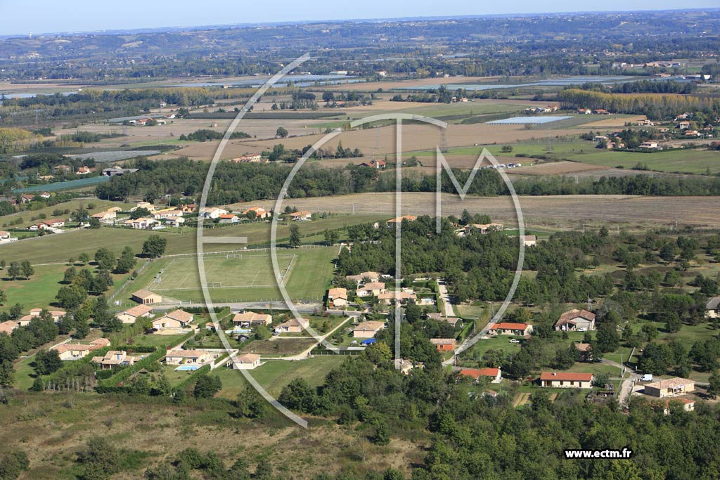 Photo arienne de Montbeton