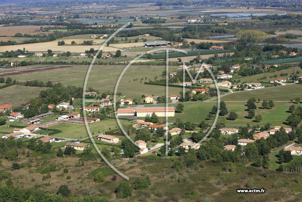 Photo arienne de Montbeton