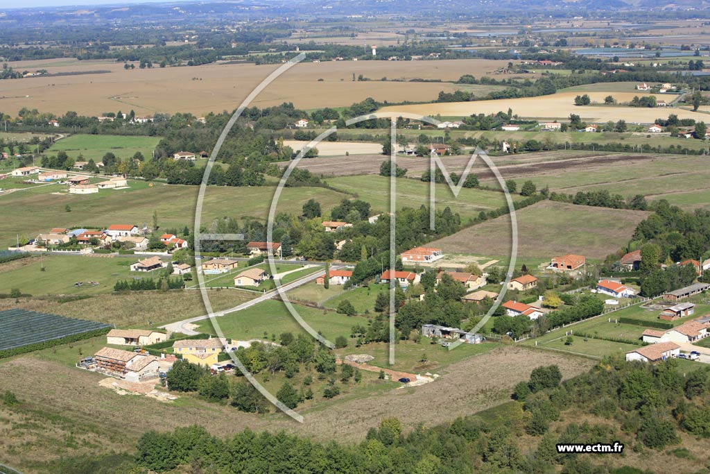 Photo arienne de Montbeton
