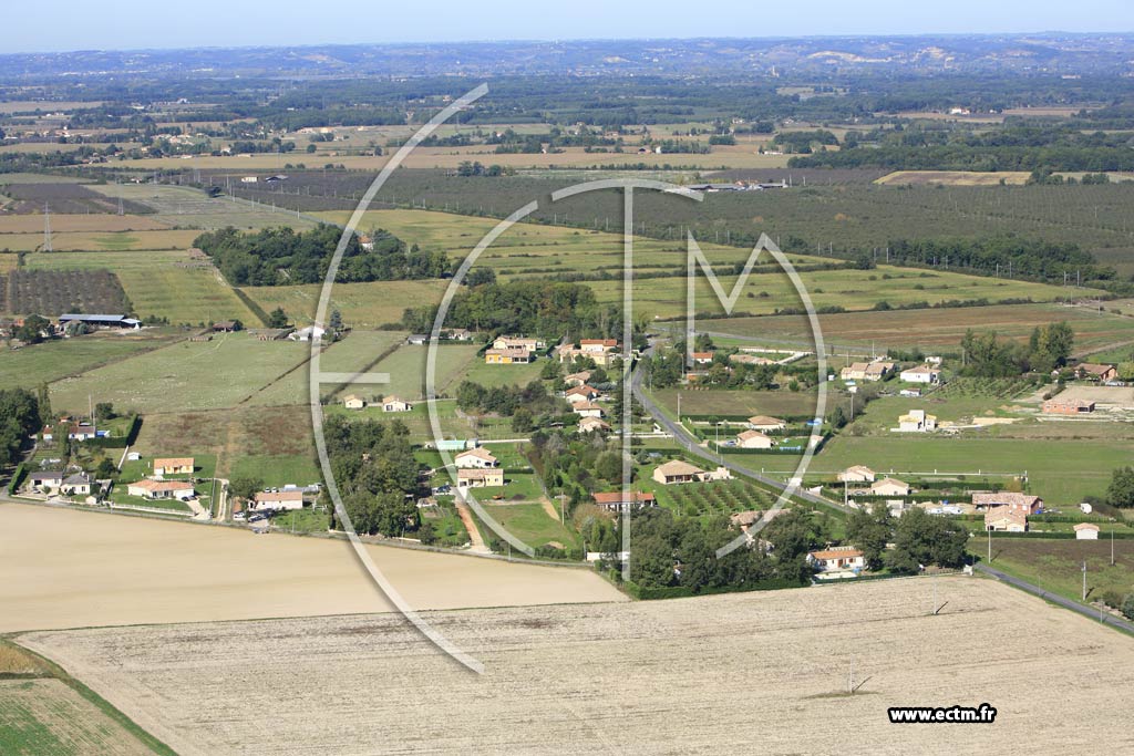 Photo arienne de Montbeton