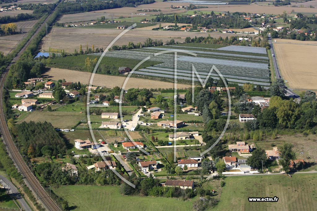 Photo arienne de Montbeton