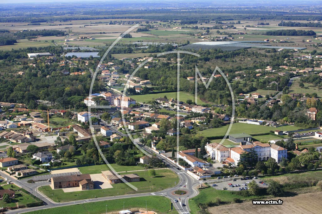 Photo arienne de Montbeton