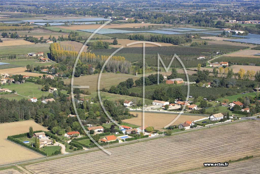 Photo arienne de Montbeton