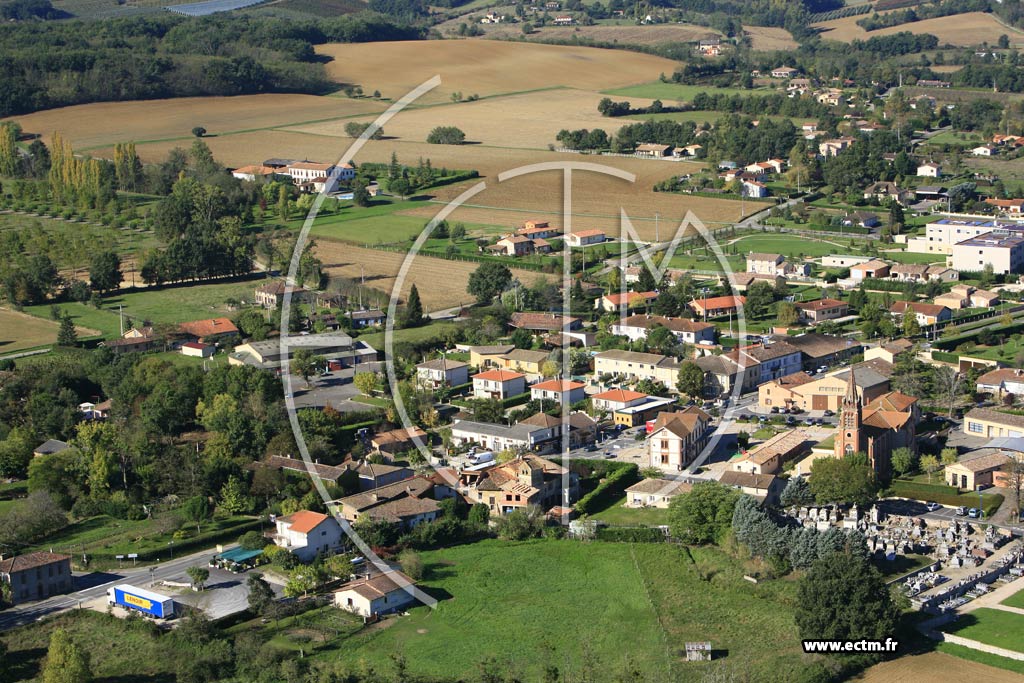 Photo arienne de Saint Nauphary