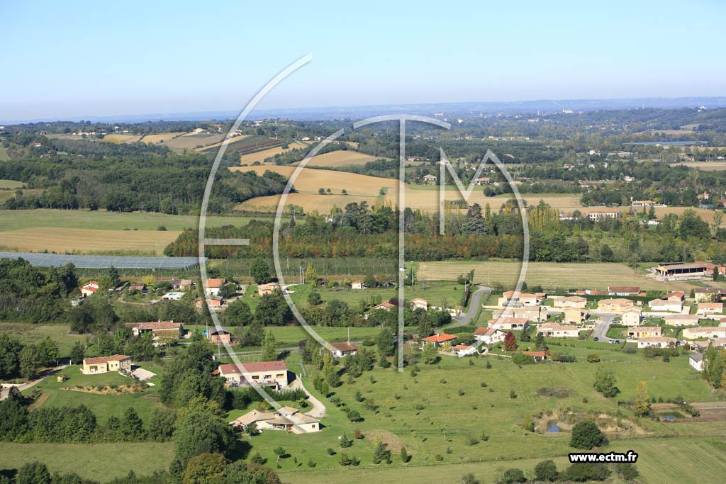 Photo arienne de Saint Nauphary