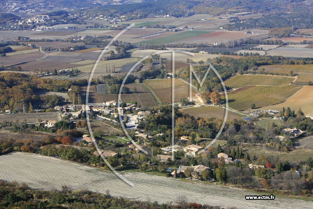 Photo arienne de Chantemerle les Grignan