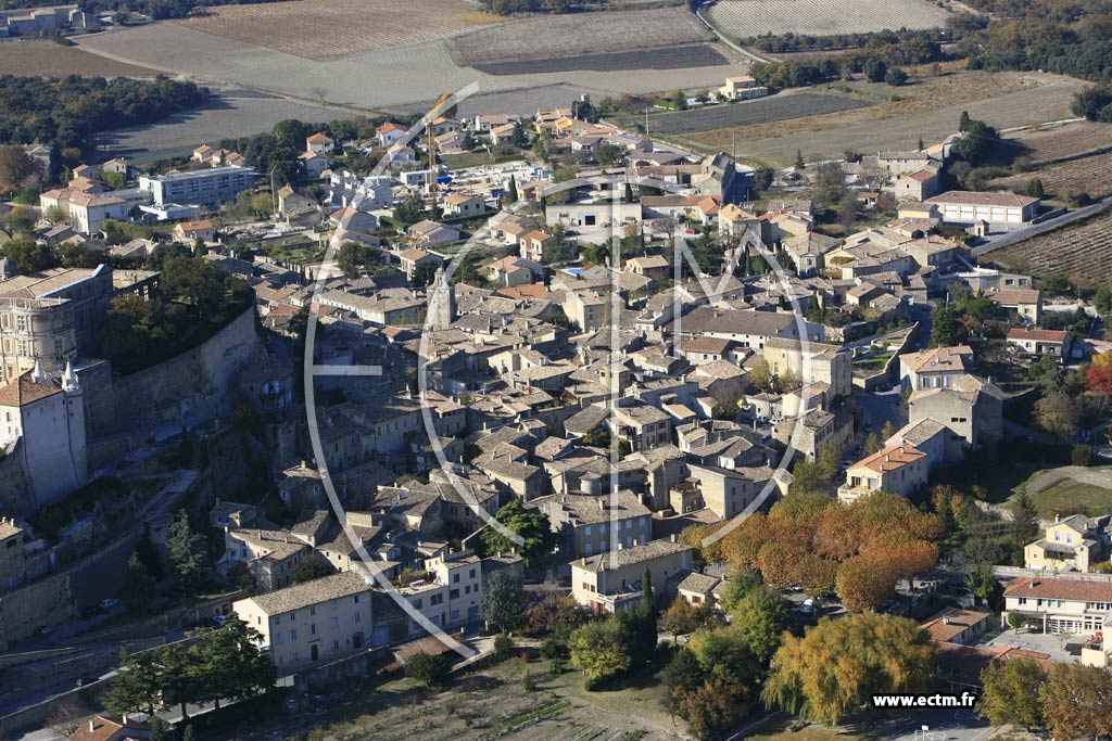 Photo arienne de Grignan