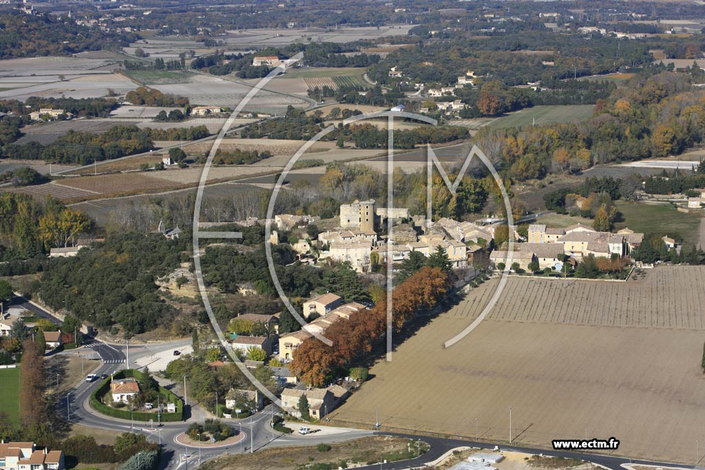 Photo arienne de La Baume de Transit