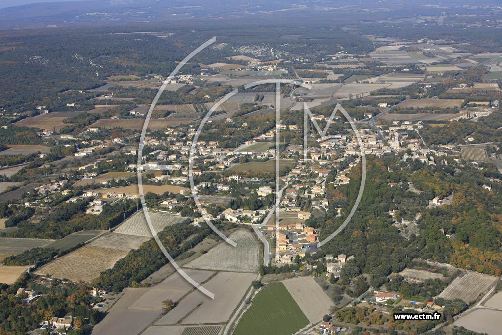 Photo arienne de Montsegur sur Lauzon