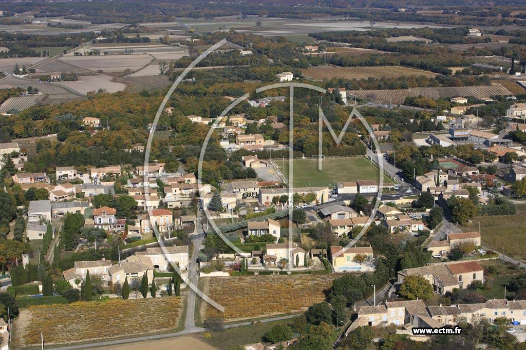Photo arienne de Montsegur sur Lauzon