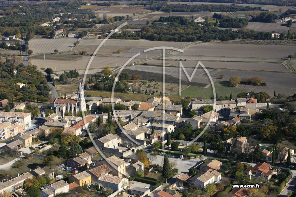 Photo arienne de Montsegur sur Lauzon