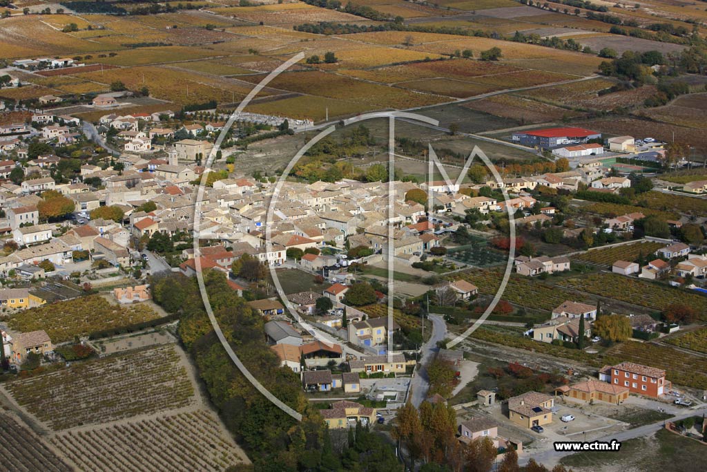 Photo arienne de Saint Maurice sur Eygues