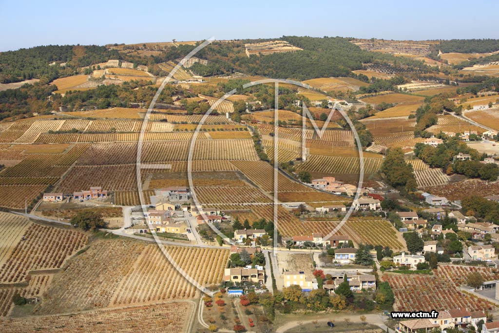 Photo arienne de Saint Maurice sur Eygues