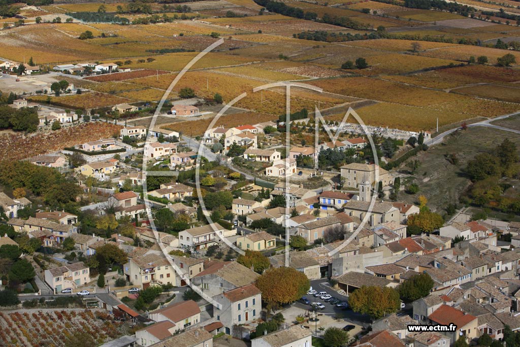 Photo arienne de Saint Maurice sur Eygues