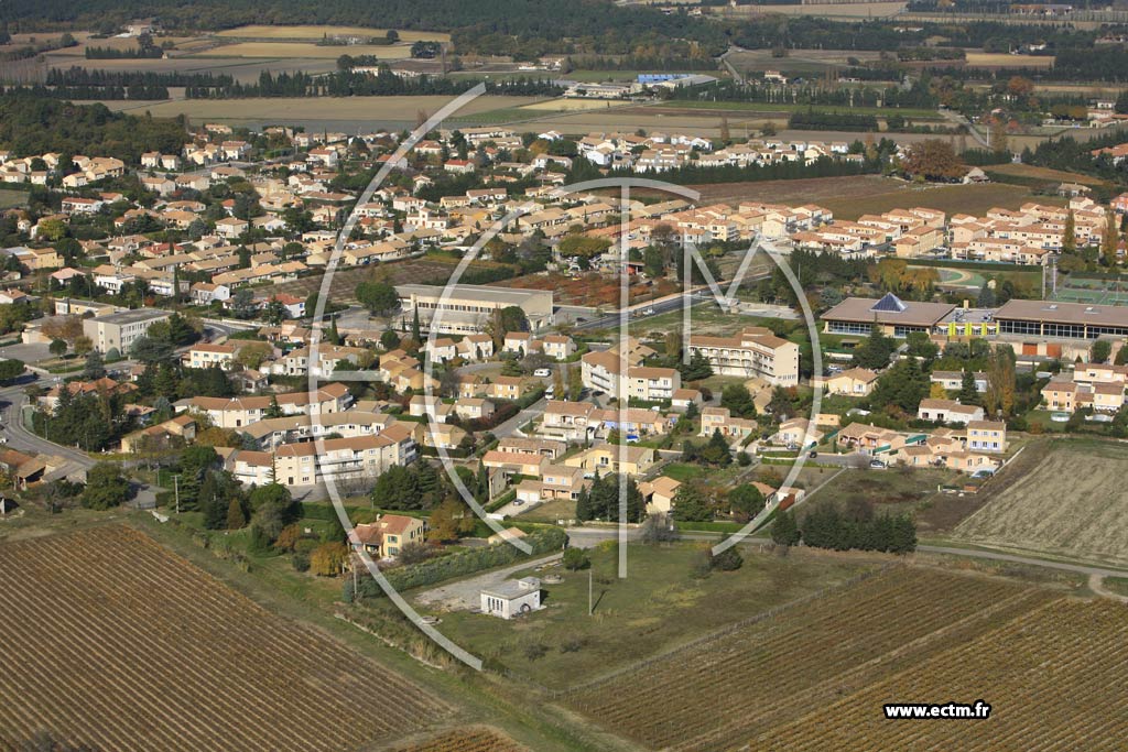 Photo arienne de Saint Paul Trois Chateaux