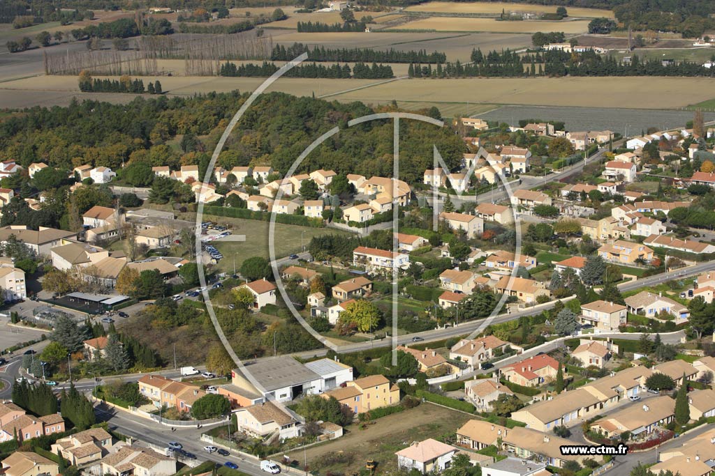 Photo arienne de Saint Paul Trois Chateaux